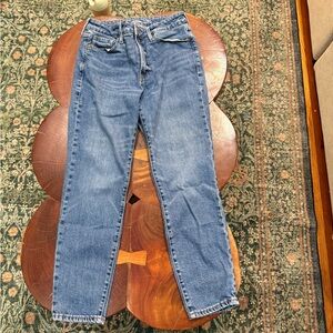Old Navy Women's OG Straight Leg Blue Jeans